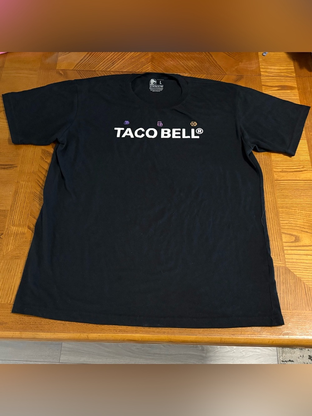 Taco Bell Live Mas Black Short Sleeve Graphic T-Shirt Men’s Size L